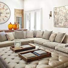 Denver square buttonless tufted guest room parlor ottoman with plinth base. Custom Ottomans Custommade Com