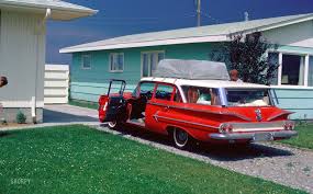 Vacation Wagon: 1964 | Shorpy Old Photos | Poster Art