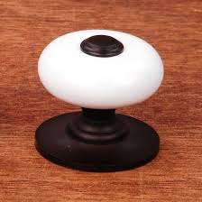 ✅ free shipping on many items! Rk International Ck 316 Rb Porcelain Cabinet Knob Large Fat Round White W Oil Rubbed Bronze Tip Oil Rubbed Bronze Base 1 1 4 Dia Decorative Hardware Cabinet Door Shutter