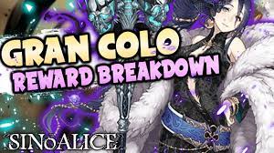 SINoAlice - Gran Colo Rewards and details - YouTube