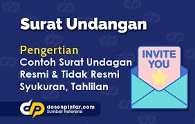 Contoh Surat Undangan Resmi Tidak Resmi Rapat Syukuran Dan Singkat Dosenpintar Com
