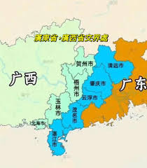 廣東省，廣西省，兩省交界處。