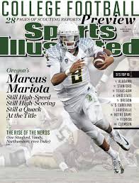 Marcus Mariota Graces The Regional Cover Of Sports Illustrated For The Magazine S 2013 College Football Preview I Oregon Football Oregon Ducks Football Mariota