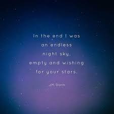 If A Star Fell Each Time I Thought Of You The Sky Would Be Empty Show Your Partner How Much They Mean To You Night Skies Inspirational Thoughts Endless Night