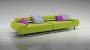 Yellow Leather Sofa