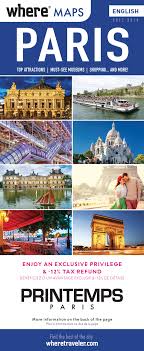 Map Of Paris In English French Circulation 2 5 Million Copies Year Available Free Of Charge In 1600 2 3 4 Star Paris Map Paris Tourist Paris Top Attractions