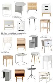 20 Of The Best Minimal Scandi Style Bedside Tables Bedside Table Decor Home Decor Side Tables Bedroom