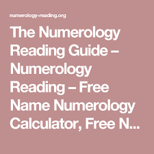 the numerology reading guide numerology reading free