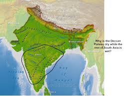 Deccan Plateau Subratachak Vector illustration of india map of physical division. deccan plateau subratachak