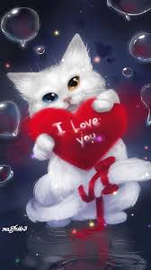 La fille n'est pas prête pour l'amour. Chaton Coeur Amour Gif Anime Scintillant Gratuit Chats De Noel Amour Gif Images Amour