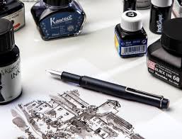Black ink usually uses lamp black pigment, bound in a gum like binder, which becomes liquid when mixed with water. A Fountain Pen That Never Dries Out The Answer Lies In This Pen S Redesigned Cap Yanko Design