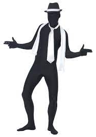 Black Second Skin Suit Costume