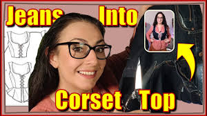 Sew a Corset Top from a Pair of Jeans