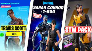 The infatuation pack back bling is bundled with this outfit. Fortnite T 800 Terminator Sarah Connor Skin First Look Community Skin Voting Stw Pack More Youtube