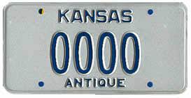 Kansas Department Of Revenue Division Of Vehicles Kansas Antique Plates