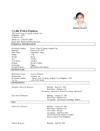 Sample resume philippines you've come to the right place. Sample Of Resume