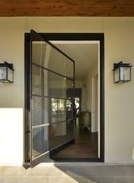 Glass is provided and factory installed. Pivot Doors Portella Steel Doors And Windows
