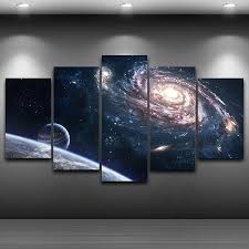 Hemway automotive metal flake glitter fine 1/64 0.015 0.4mm 375 microns paint additive metal flake 100g for use with car bike van truck wagon automotive spray and spray painting (black holographic) 4.3 out of 5 stars. Cool Blue Space Canvas Wall Art Design Poster Print Decor For Home Office Decoration I Poster Or Canvas Ready To Hang Art Collectibles Prints Efp Osteology Org