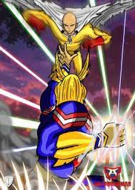 All Might Vs Saitama By Thertige On Deviantart Saitama Anime Deviantart