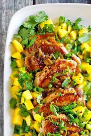 I used olive oil instead of vegetable. Pork Tenderloin With Mango Lime Salsa Recipe Girl