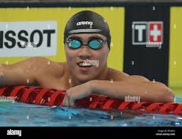 Mens 400m freestyle heats hi-res stock photography and images