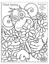 Spring Coloring Pages For First Grade