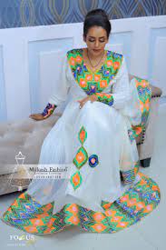 Ethiopian Wedding Traditional Dress Ethiopian Clothing Ethiopian Wedding Traditional Dresses