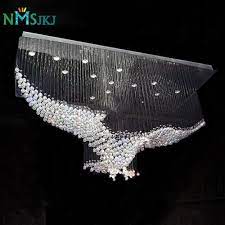 New Eagles Design Luxury Modern Crystal Chandelier Lighting Luster Hall Led Lights Cryst Modern Crystal Chandelier Crystal Chandelier Lighting Crystal Lighting