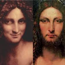 Likely Leonardo self-portraits as a young man: Incarnate Angel (drawing... 