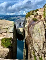 Preikestolen is located in the southern part of the ryfylke district in rogaland county in western norway.the city of stavanger, the fourth largest in norway, with a number of direct flights between european cities, is located 25 kilometres (16 mi) from the site, and the parking facility for preikestolen is located, thanks to april 2020 opening of hundvåg tunnel, about 40 minutes from. One Of The Risky And Toughest Hike In Norway Kjeragbolten Tripoto
