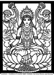 Hindu gods and goddesses coloring pages: Hindu Gods Coloring Pages
