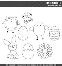 Ostern Doodles Digitale Briefmarken Clipart Clipart Illustrationen Instant Download Begrenzte Kommerzielle Nutzung In Ordnung Ostern Zeichnen Gekritzel Kritzel Zeichnungen
