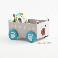 Book Storage Cart Mr Bear Kids Book Storage Book Cart Toy Storage