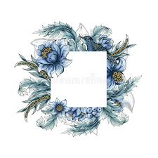 Contact fiori azzurri on messenger. Bellissimo Rococo Barocco Con Fiori Di Foresta Tropicale E Uccelli Fiori Di Fiore Blu Foglie Illustrazione Di Stock Illustrazione Di Tessuto Grafico 170687226