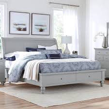 Clearance from floor to underside of bed: Aspenhome Cambridge King Size Bed With Sleigh Headboard Drawer Storage Footboard Godby Home Furnishings Sleigh Beds