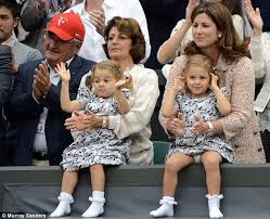 The set of twin boys, lennart and leo were born in 2014. Federer Celebrates Birth Of His Second Set Of Twins With Wife Mirka Roger Federer Roger Federer Kids Roger Federer Family