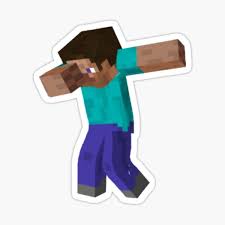 It's not very common to meet him, but if you do, the lag gets intense! Steve Minecraft Stickers Redbubble
