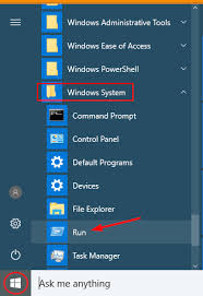 Image result for Microsoft Windows Run Command