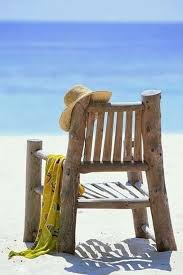Wood Chair On The Beach Time Out Chair Chair Outdoor Chairs