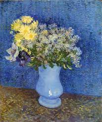5 out of 5 stars (1,391) $ 16.85 free shipping favorite add to vincent van gogh,vase of flowers,framed prints,wall art prints,hanging canvas print,large wall art oversized,f2578 uhdcanvas. Bouquet Of Flowers In A Blue Vase Vincent Van Gogh 1887 Van Gogh Flowers Vincent Van Gogh Flowers Van Gogh Art