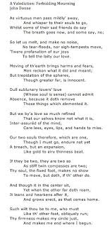 A Valediction Forbidding Mourning John Donne John Donne Metaphysical Poetry Poetry Words