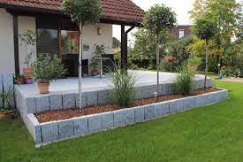 Wir haben ein südhanggrundstück mit 2m stützmauer aus muschelkalk. Aussenanlagen Modern Manuel Wieber Garten Und Landschaftsbau Garten Landschaftsbau Landschaftsbau Garten