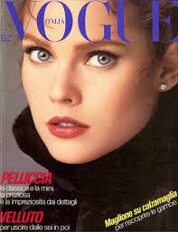 VOGUE Magazine Italia November 1980 CAROL ALT Marie Helvin DAVID BAILE