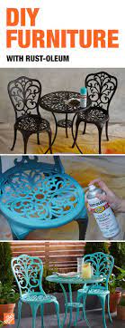 Get An Easy New Outdoor Furniture Look Using Rust Oleum Stops Rust Spray Paint Whether Painted Outdoor Furniture Used Outdoor Furniture Diy Outdoor Furniture