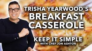 The best creations from the big bake. Trisha Yearwood S Delicious Breakfast Casserole Keep It Simple Youtube