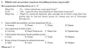 Kumpulan Soal Bahasa Sunda Smp Kelas 7 Semester 1 Didno76 Com