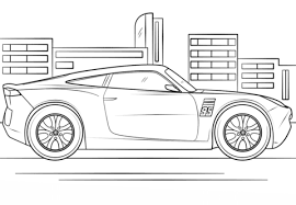 Cruz Ramirez From Cars 3 Coloring Page Cars Coloring Pages Race Car Coloring Pages Coloring Pages For Kids