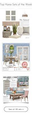 Top Home Sets Of The Week By Polyvore Liked On Polyvore Featuring Interior Interiors Interior Design Hom Shabby Chic Living Room Design Chic Living Room