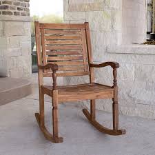 Take A Much Needed Moment To Relax On Your Porch Deck Or In Your Backyard With This Classically De Patio Rocking Chairs Wood Rocking Chair Rocking Chair Porch
