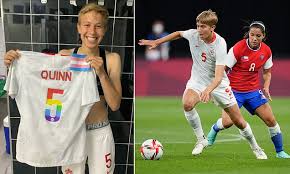 Women's soccer 8/2/2021 10:21:00 am. Tokyo Olympics Canadian Soccer Player Quinn Becomes The First Openly Transgender Person To Compete Daily Mail Online